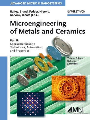 cover image of Microengineering of Metals and Ceramics